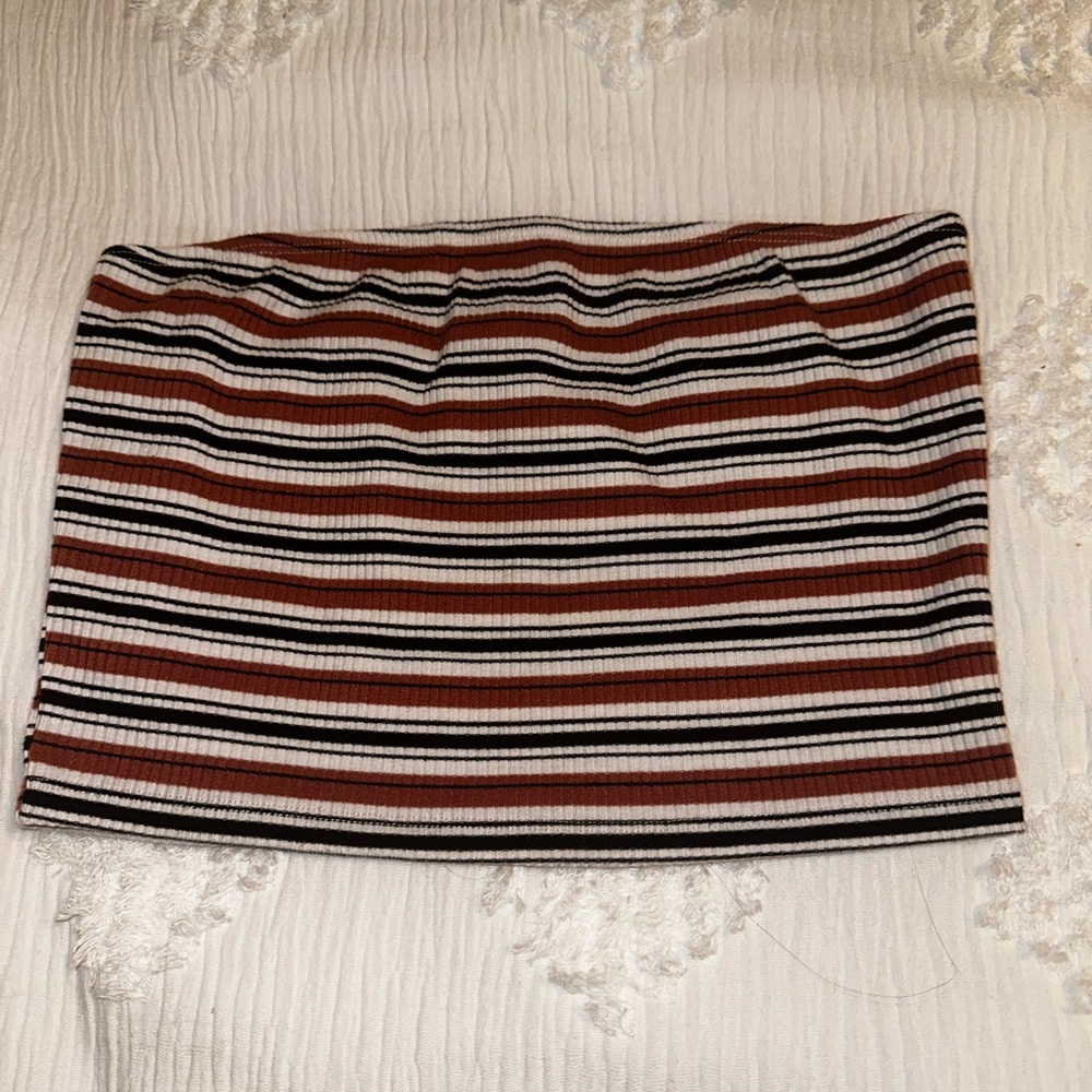 Striped tube tops
